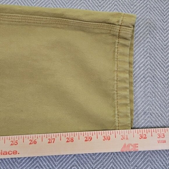 Paper Cloth & Denim Men’s Carpenter Jeans 36 x 32 Relaxed Tapered Beige Y2K - Picture 4 of 16